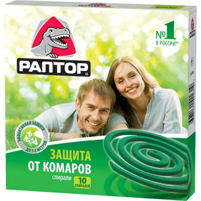 Спираль от комаров без запаха 10 шт. ROSSISKAYA DISTRIBOU