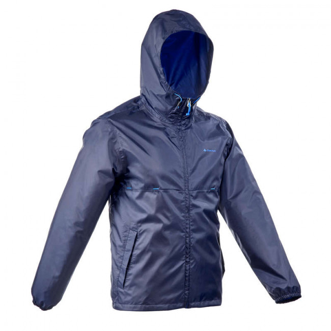 Дождевик для походов на природе мужской NH100 Raincut Full Zip QUECHUA