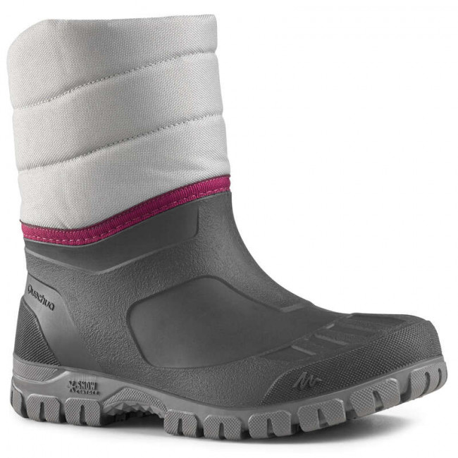 Сапоги зимние теплые водонепроницаемые походные женские SH100 WARM Mid QUECHUA