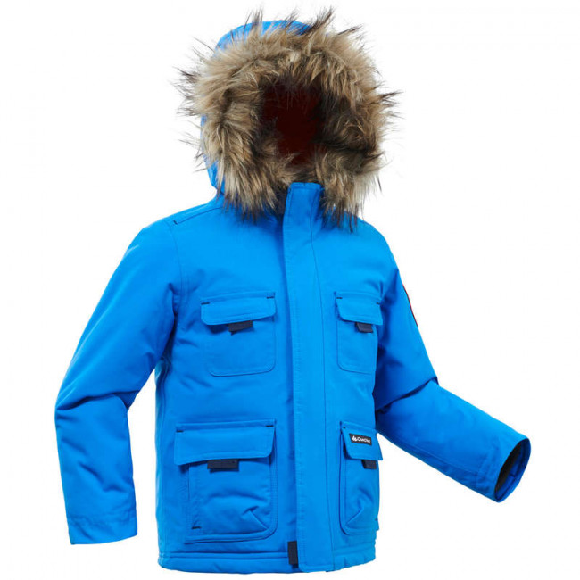 ПАРКА ЗИМНЯЯ ВОДОНЕПРОНИЦАЕМАЯ ПОХОДНАЯ ДЛЯ ДЕТЕЙ 2–6 ЛЕТ SH500 ULTRA-WARM QUECHUA