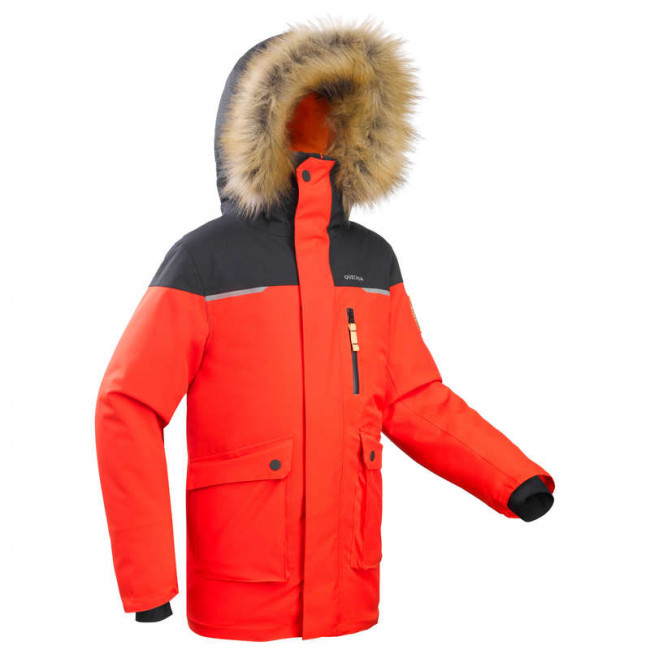 ПАРКА ЗИМНЯЯ ВОДОНЕПРОНИЦАЕМАЯ ПОХОДНАЯ Д/ДЕТЕЙ 7–15 ЛЕТ SH500 ULTRA-WARM -19°C QUECHUA
