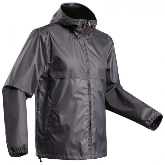 Дождевик для походов на природе мужской NH100 Raincut Full Zip QUECHUA