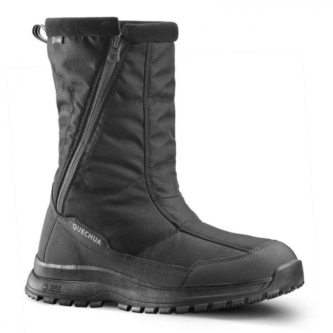 Сапоги теплые водонепроницаемые походные на молнии мужские SH100 ULTRA-WARM QUECHUA