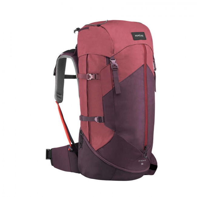 Рюкзак для треккинга женский МТ 100 EASYFIT 50 л FORCLAZ