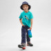 Брюки походные модульные на 2–6 лет синие MH500 KID QUECHUA
