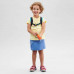 Юбка-шорты походная для детей 2–6 лет синяя MH100 KID QUECHUA
