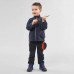 Толстовка походная для детей 2-6 лет темно-синяя MH150 QUECHUA